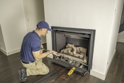 Gas Logs Installation detail